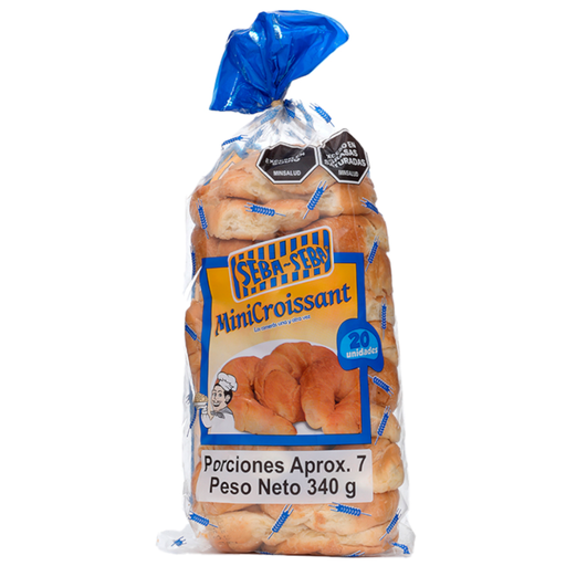 [018101] Croissant Seba Seba Mini 20 Unidades 340Gr