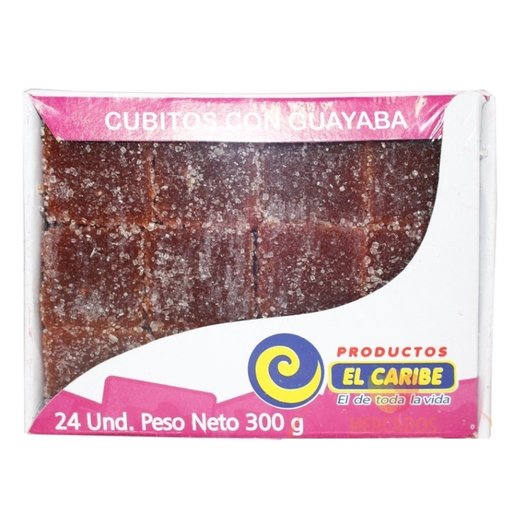 [000483] Cubitos Guayaba El Caribe 24 Unidades 300Gr