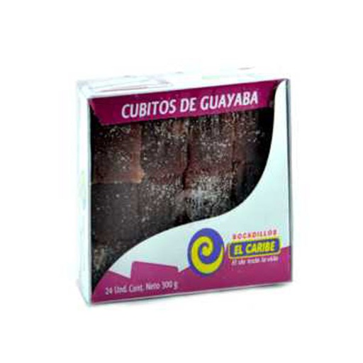 [000483] Cubitos Guayaba El Caribe 24 Unidades 300Gr