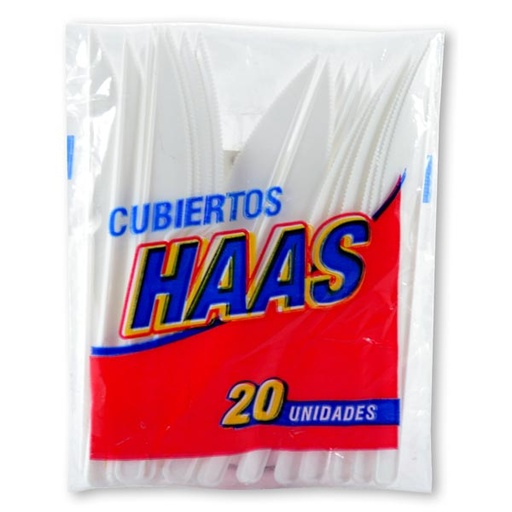 [002240] Cuchillo Desechable Haas Grande 20 Unidades