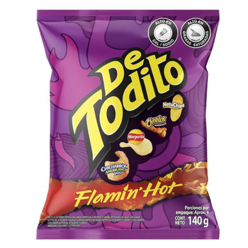 [053397] De Todito Flamin Hot 140Gr