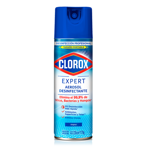 [053340] Desinfectante Clorox Expert Original En Aerosol 235Cc