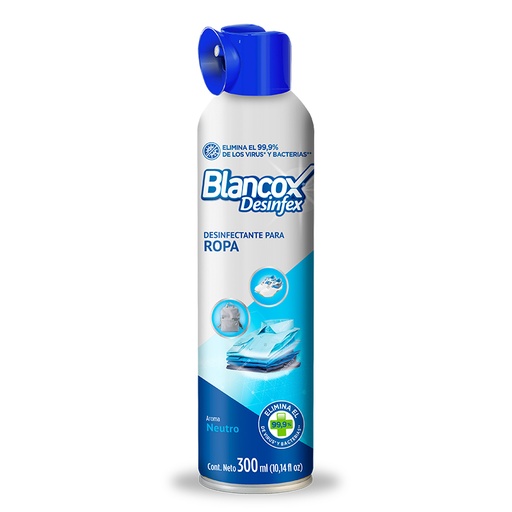 [052501] Desinfectante Desinfex Neutro Para Ropa  Spray 300Ml