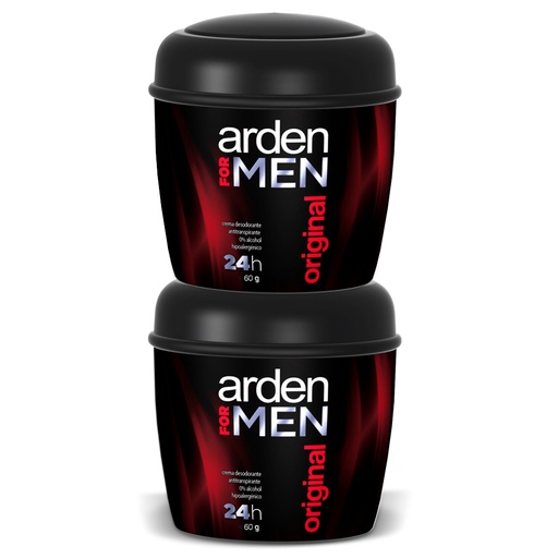 [008844] Desodorante Arden For Men Original Crema 2 Unidades 120Gr