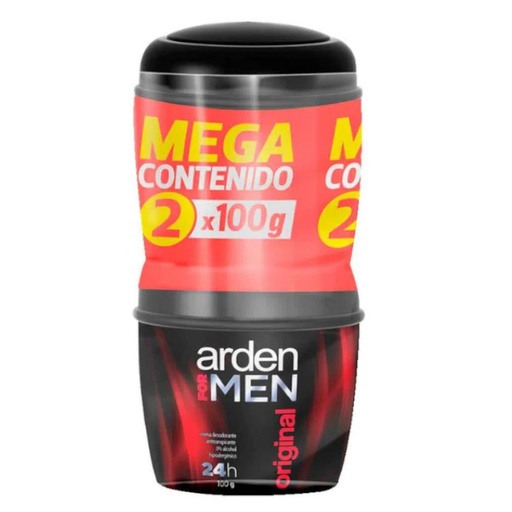 [010370] Desodorante Arden For Men Original Crema 2 Unidades 200Gr Precio Especial