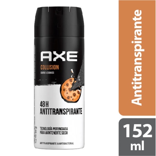 [048328] Desodorante Axe Collision Seco Spray 152Ml