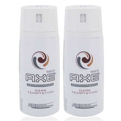 [018626] Desodorante Axe Dark Temptation 90Gr 2 Unidades Precio Especial