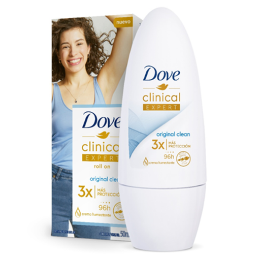 [052846] Desodorante Dove Clinical Expert Original Clean Rollon 50Ml
