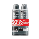 Desodorante Dove Men Invisible Dry Spray 89Gr 2 Unidades