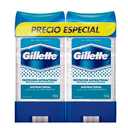 Desodorante Gillete Antibacterial Gel 2 Unidades 226Gr