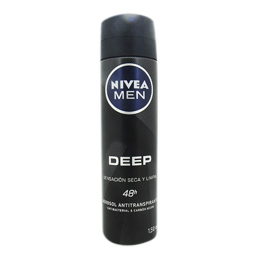 [051049] Desodorante Nivea Men Deep Black Carbon Spray 150Ml 