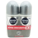 Desodorante Nivea Men Silver Protect Roll-on 50Ml 2 Unidades Precio Especial