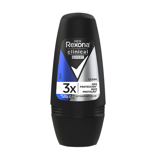 [052695] Desodorante Rexona Clinical Men Clean Rollon 50Ml