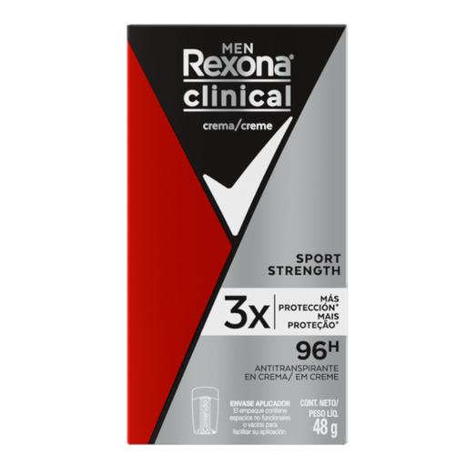 [015569] Desodorante Rexona Clinical Sport Strength 48Gr
