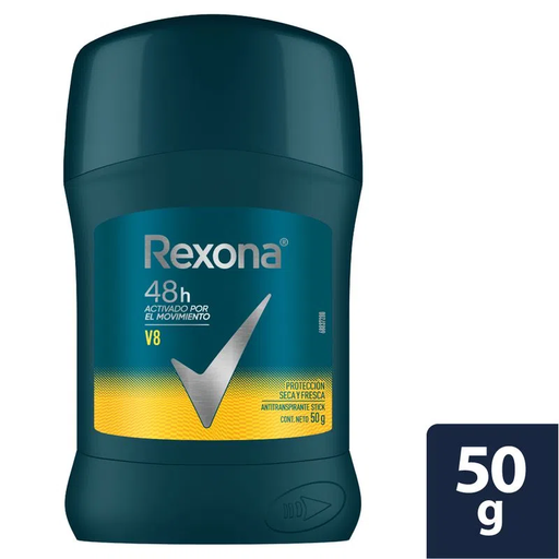 [006065] Desodorante Rexona Men V8 Barra 50Gr