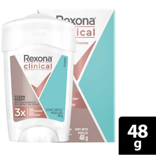 [008073] Desodorante Rexona Women Clinical Clean Fresh Crema 48Gr