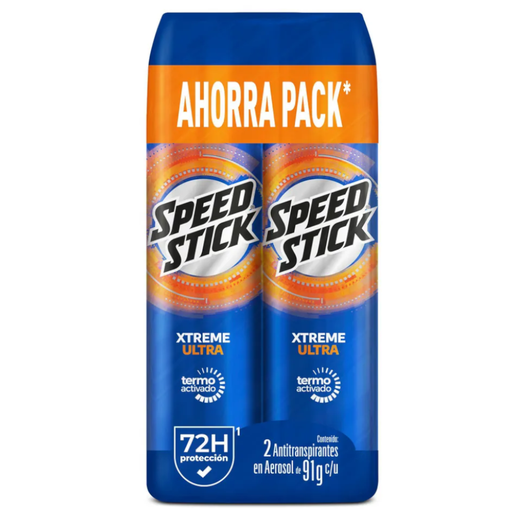 [018553] Desodorante Speed Stick Xtreme Ultra Spray 2 Unidades 91Ml Precio Especial