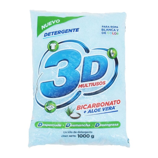 [048548] Detergente En Polvo 3D Multiusos 1000Gr