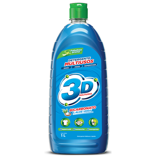 [052259] Detergente Líquido 3D Multiusos 1000Ml