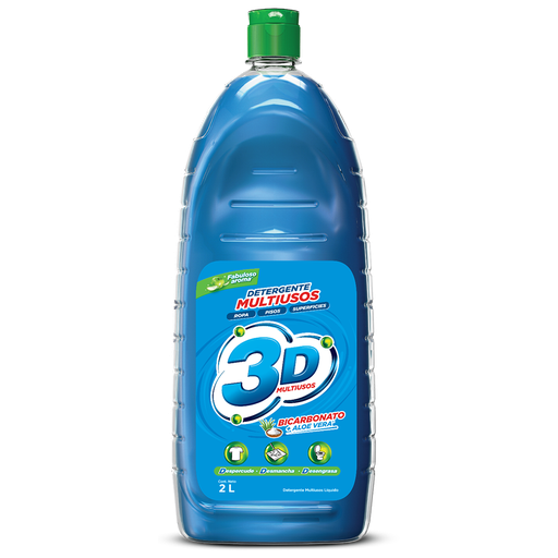 [052261] Detergente Líquido 3D Multiusos 2000Ml