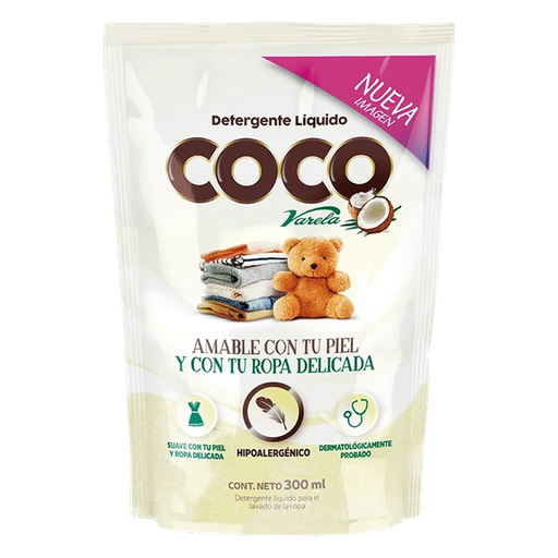 [049400] Detergente Líquido Coco Varela 300Ml
