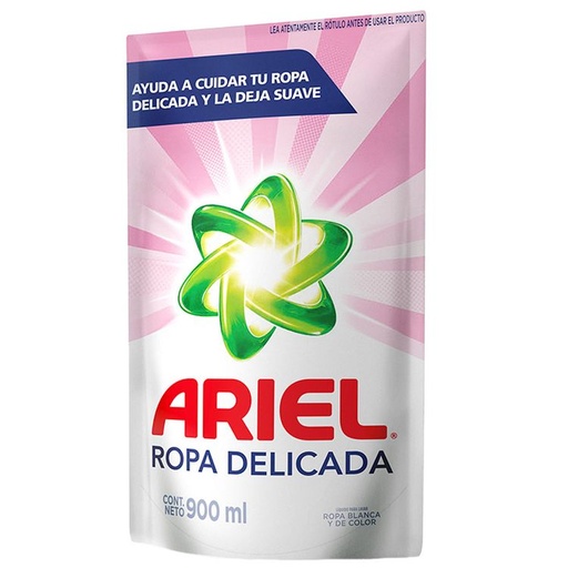 [052431] Detergente Líquido Ariel Ropa Delicada Doypack 900Ml