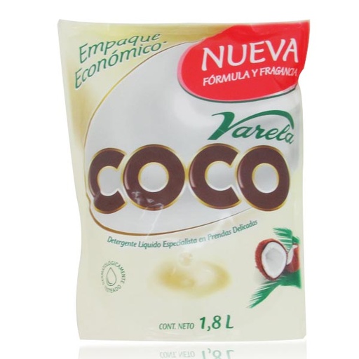 [040797] Detergente Líquido Coco Varela Doypak 1800Ml
