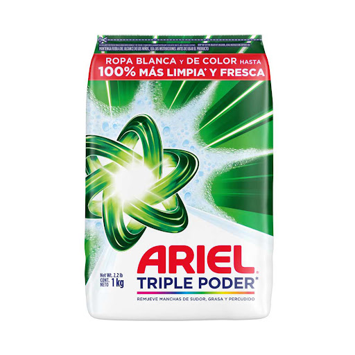 [051215] Detergente Polvo Ariel Triple Poder 1Kg