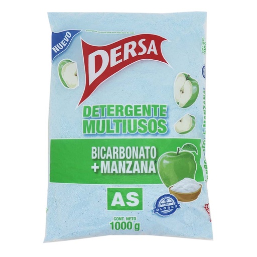 [049405] Detergente Polvo As Bicarbonato + Manzana 1000Gr