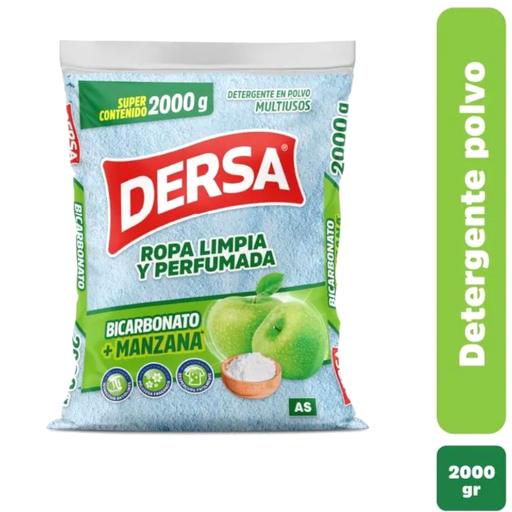 [049360] Detergente Polvo Dersa Bicarbonato + Manzana As 2000Gr