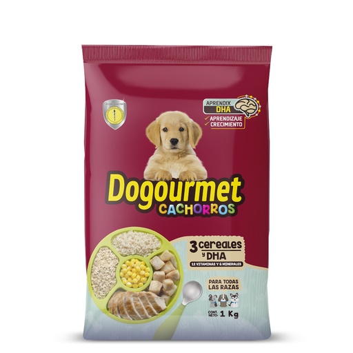[052067] Dogourmet Cachorros 3 Cereales 1000Gr