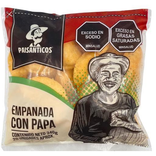 [051301] Empanadas Tipo Coctel Papa Paisanticos 20 Unidades