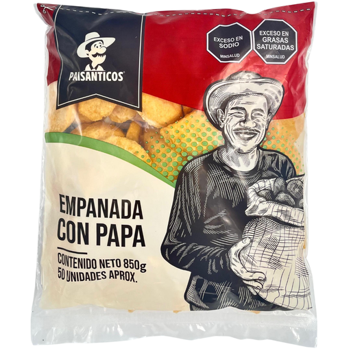 [050851] Empanadas Tipo Coctel Papa Paisanticos 50 Unidades