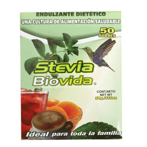 [004570] Endulzante Biovida Stevia Sobres 50 Unidades 50Gr