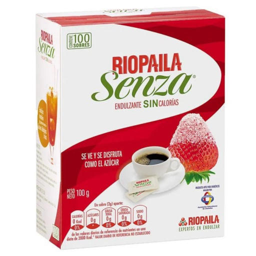 [016609] Endulzante Riopaila Senza Sobres 100 Sobres 100Gr
