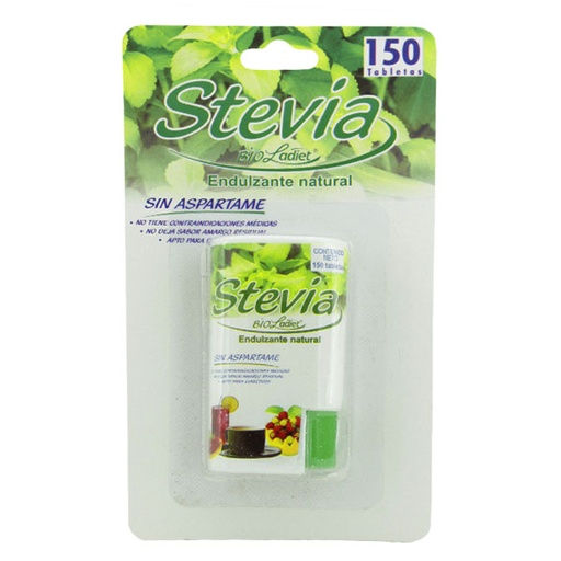 [004527] Endulzante Stevia Bioladiet Tabletas 150 Unidades