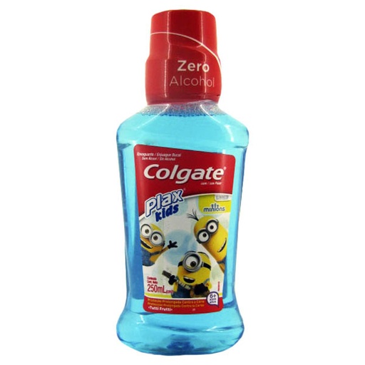 [044611] Enjuague Bucal Colgate Plax Kids Minions 250Ml