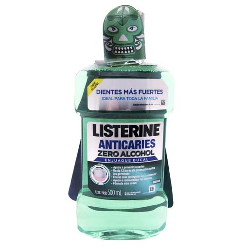 [046473] Enjuague Bucal Listerine Anticaries Zero 500Ml