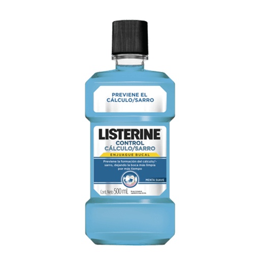 [000128] Enjuague Bucal Listerine Control Cálculo 500Ml