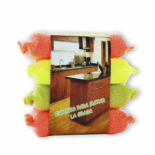 [002196] Esponja La Morena Para Matar La Grasa 4 Unidades