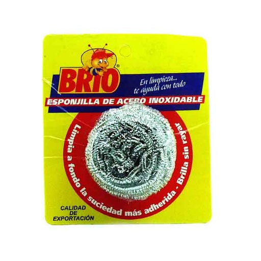 [000944] Esponjilla Brio Acero Inoxidable