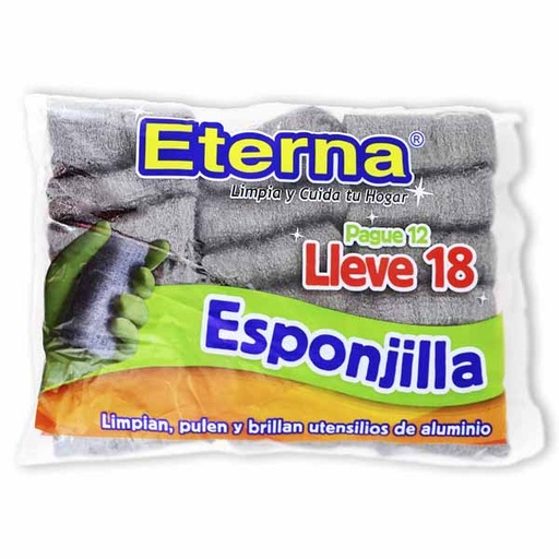 [012832] Esponjilla Eterna Pague 12 Lleve 18