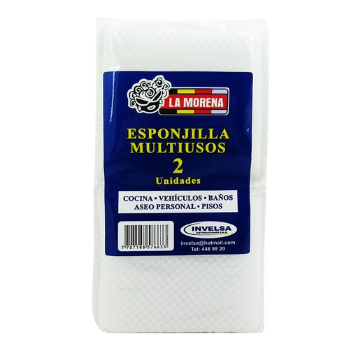 [005046] Esponjilla Multiusos La Morena 2 Unidades