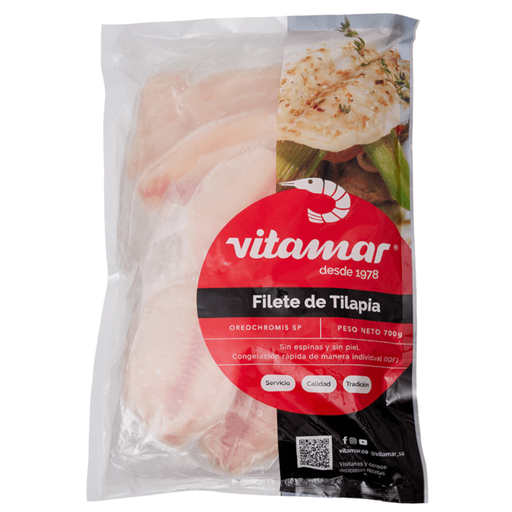 [011226] Filete De Tilapia Vitamar 700Gr