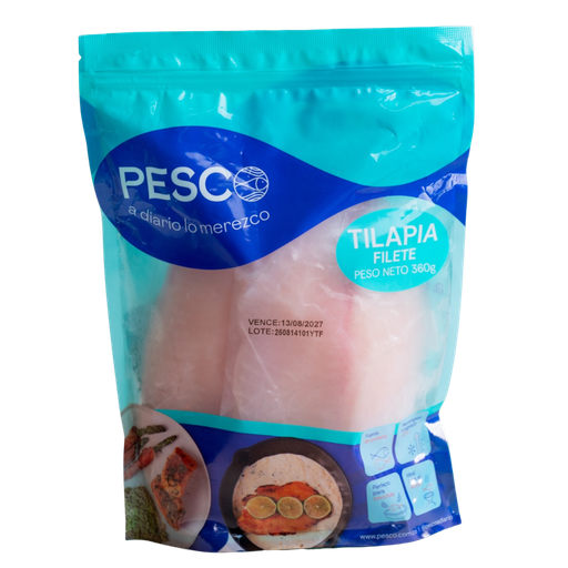 [019036] Filete Tilapia Pesco 360Gr
