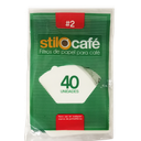 Filtro Papel N2 Stilo Cafe 40 Unidades