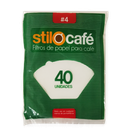 Filtro Papel N4 Stilo Cafe 40 Unidades
