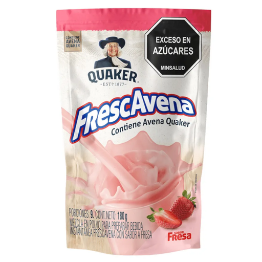 [000251] Frescavena Quaker Fresa Bolsa 180Gr