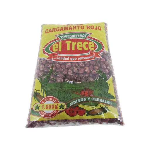[016380] Frijol Cargamanto Rojo El Trece 1000Gr