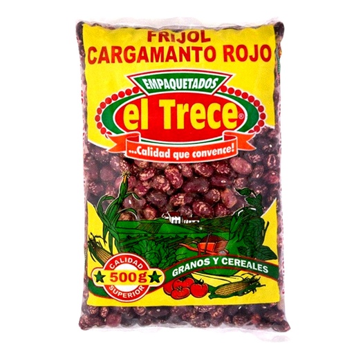 [016379] Frijol Gargamanto Rojo El Trece 500Gr